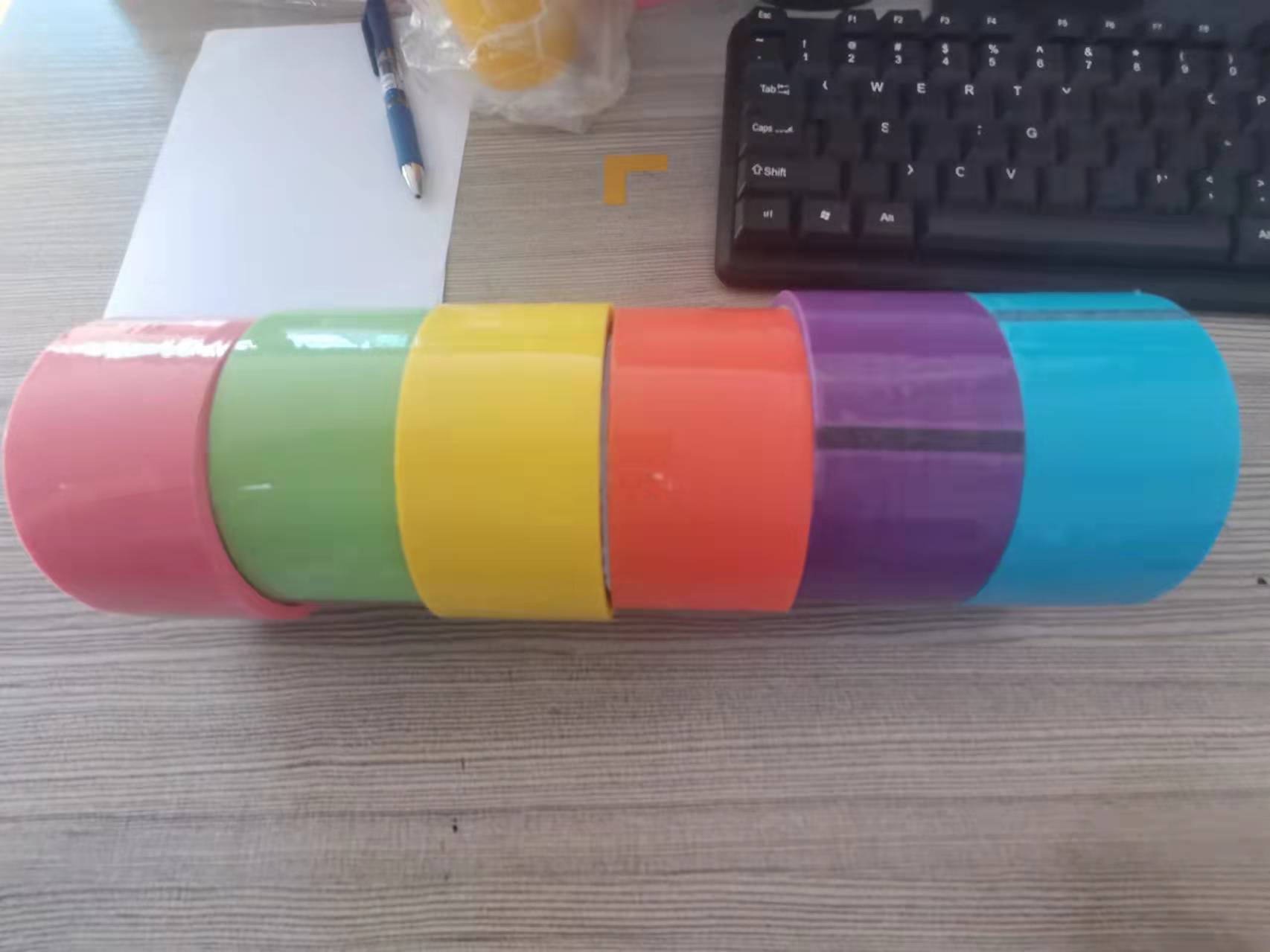 粘球球胶带，解压胶带，球球胶带，彩色胶带